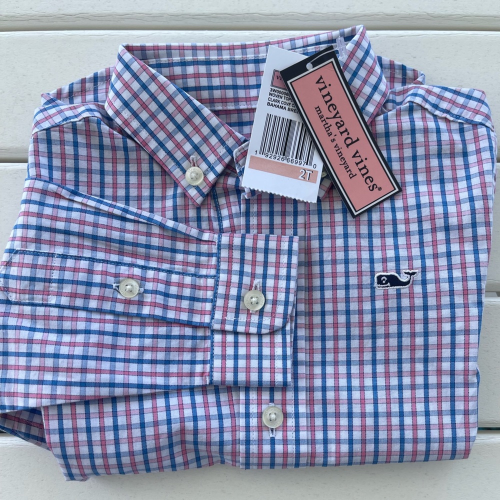 Vineyard Vines NWT Toddler Button-down Shirt 2T